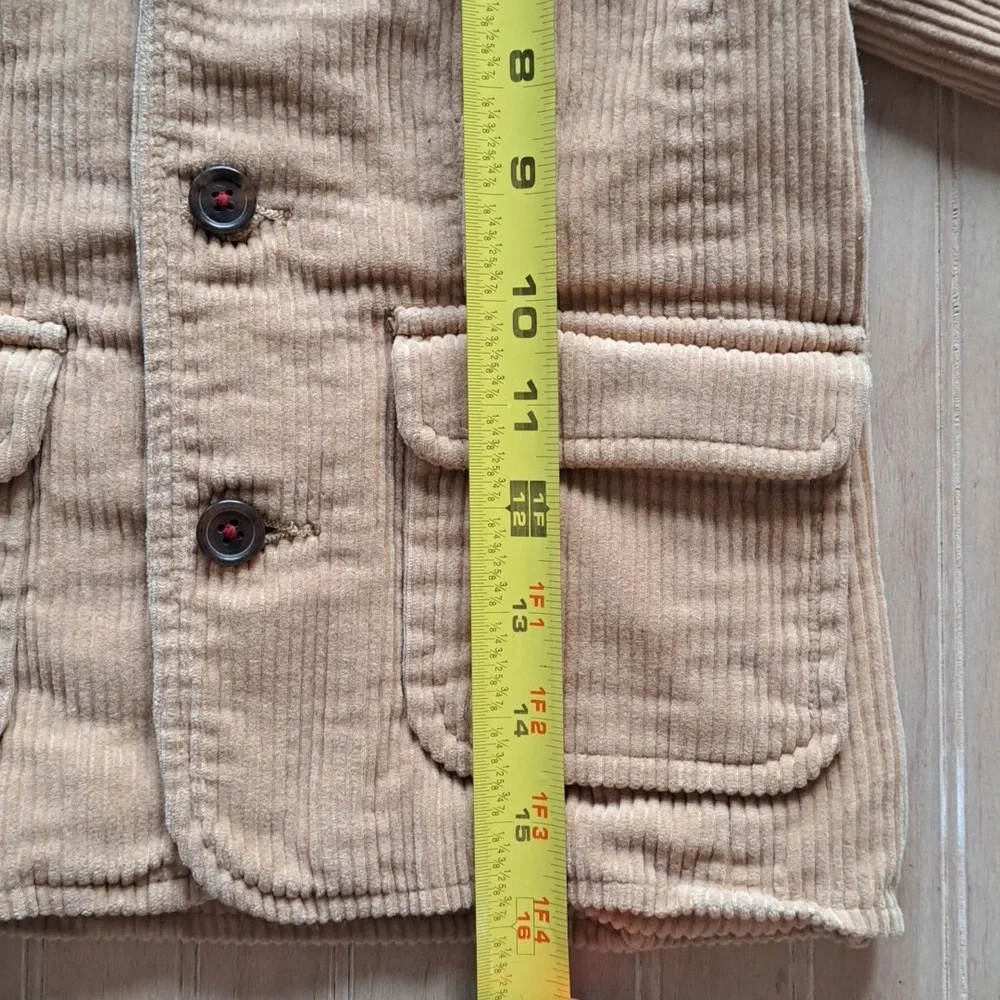 Baby Gap Toddler Tan Corduroy Blazer Jacket Elbow Patch Classic Vintage Preppy - Picture 9 of 11